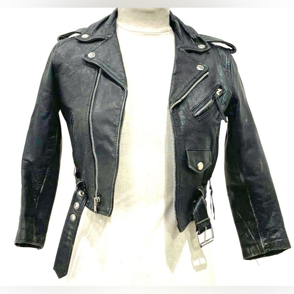 FMC Child’s Black Leather Jacket size 6